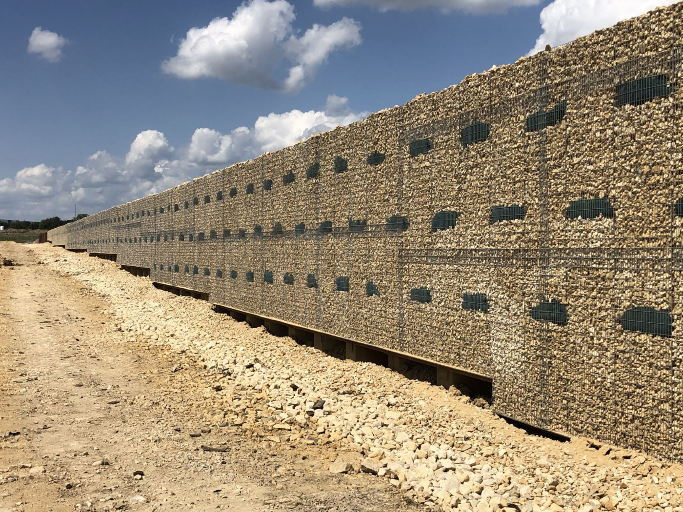 Gabion Cladding Magna Park