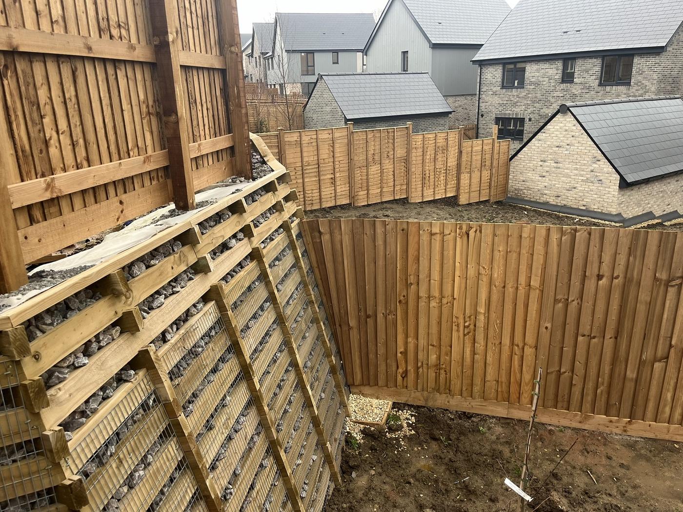Permacrib timber crib retaining wall