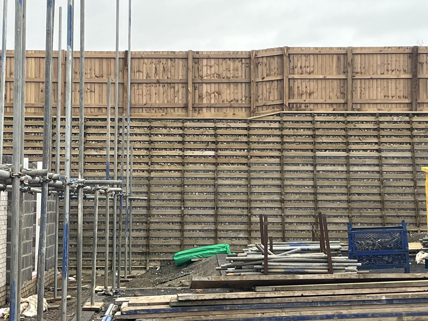 Permacrib timber crib retaining wall