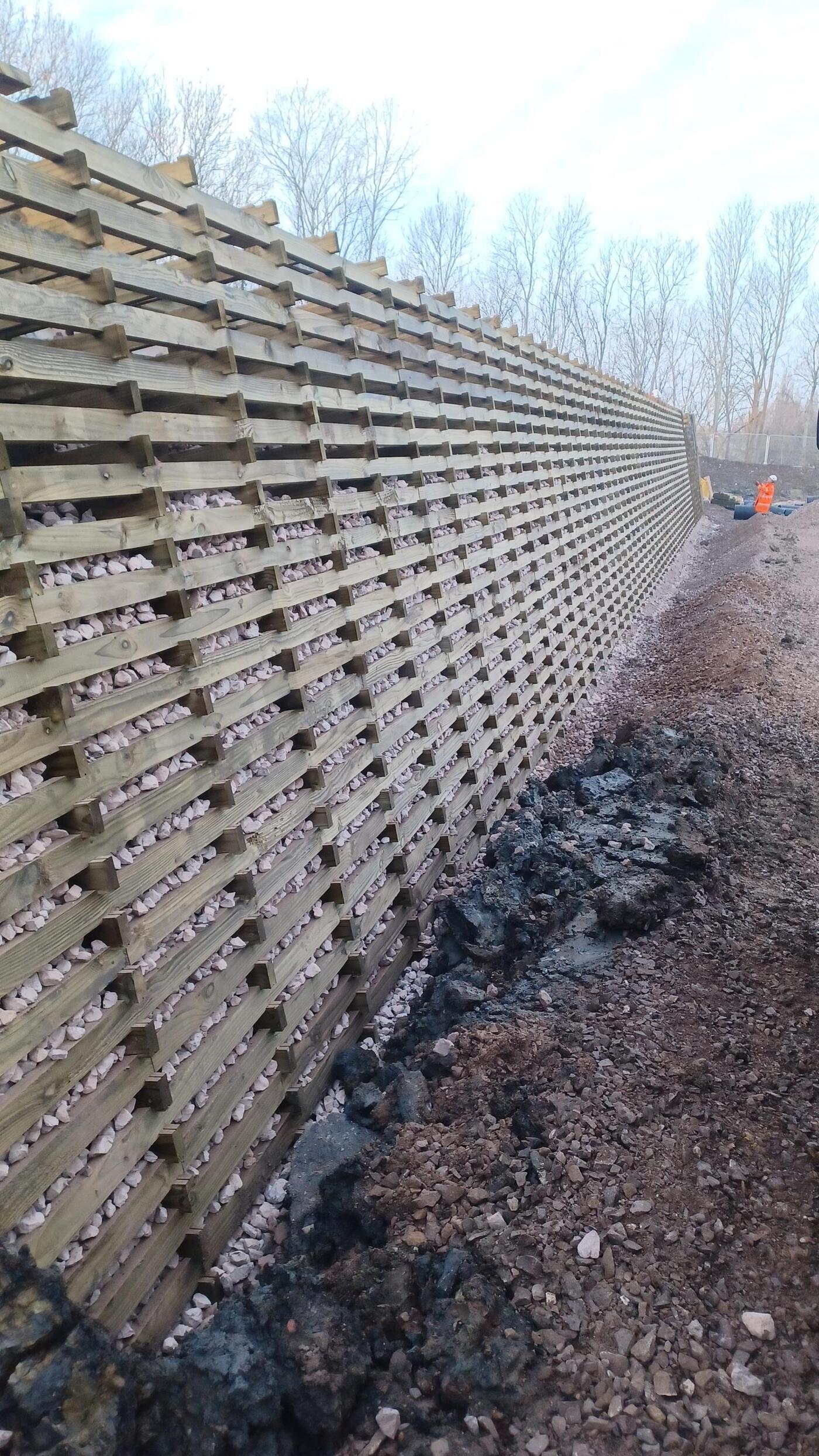 Permacrib timber crib