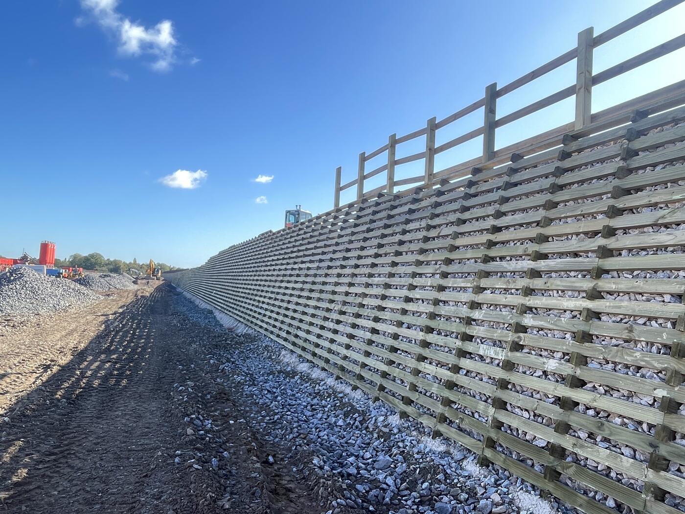 Permacrib Timber Crib Retaining Wall