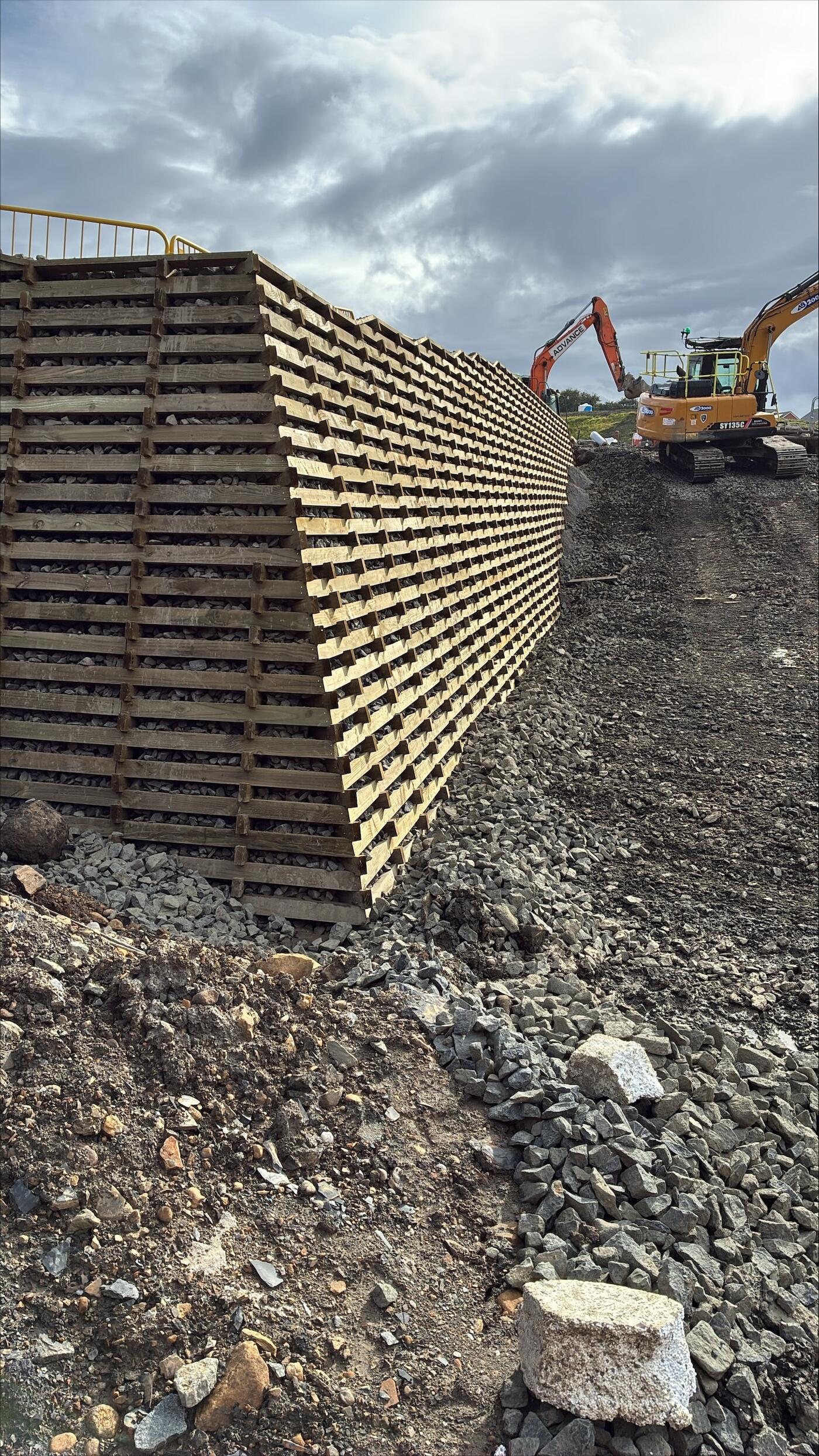 Permacrib timber crib