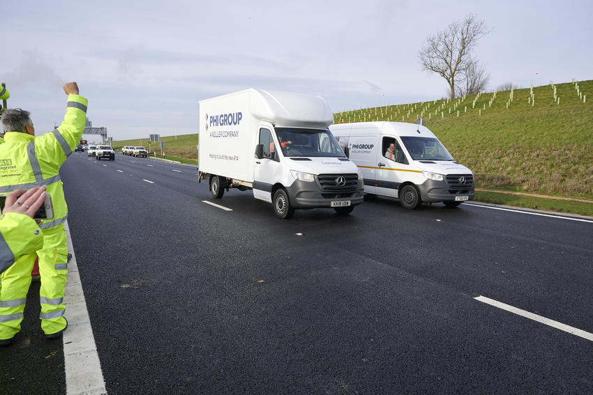 A14 OPeining Cavalcade