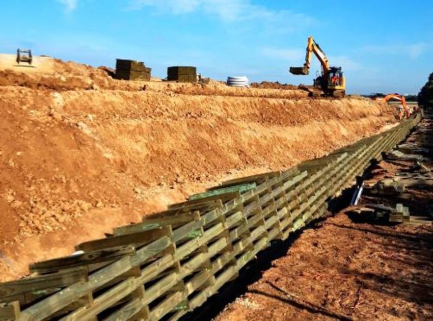 Permacrib Timber Crib Retaining Wall