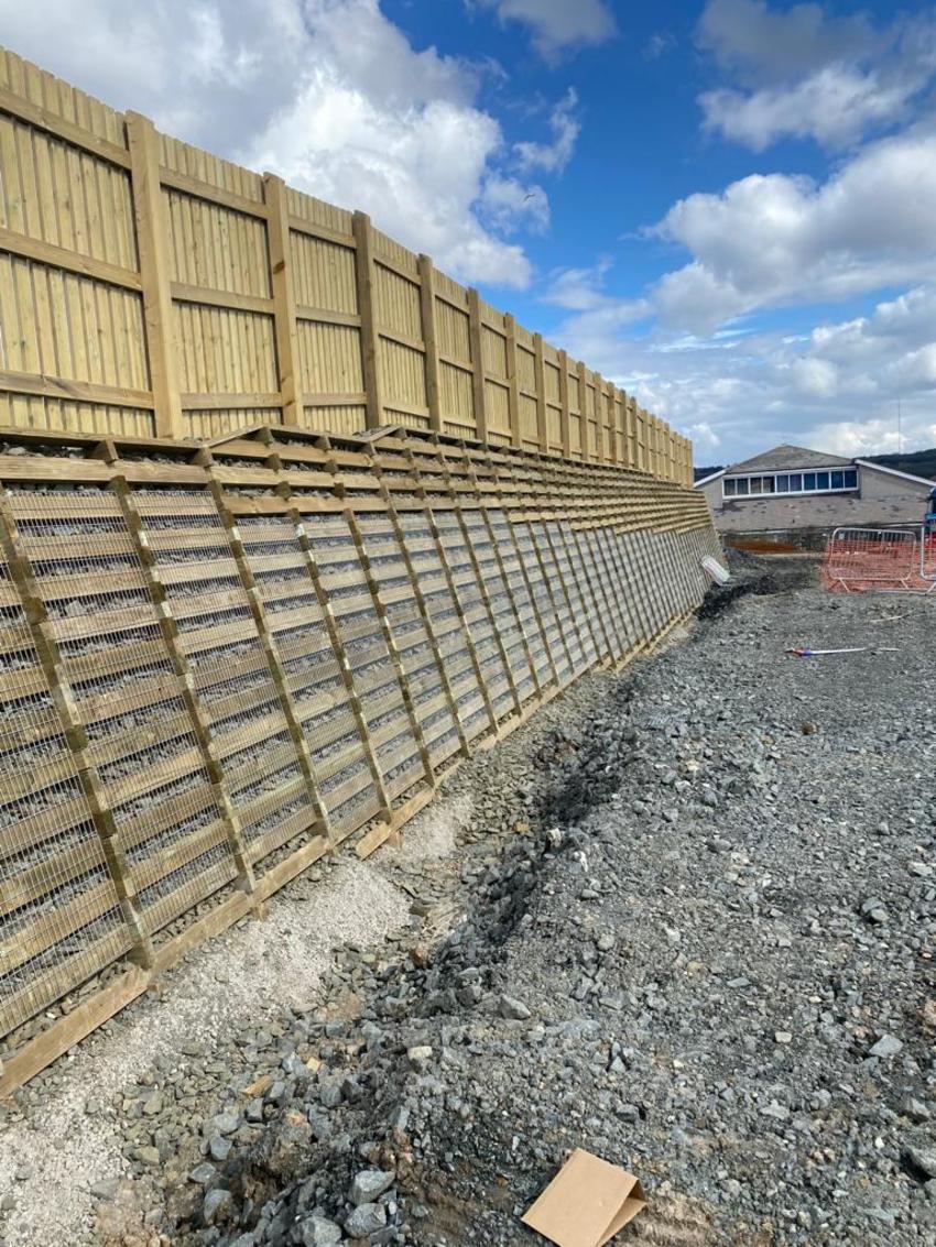 Permacrib timber crib retaining wall