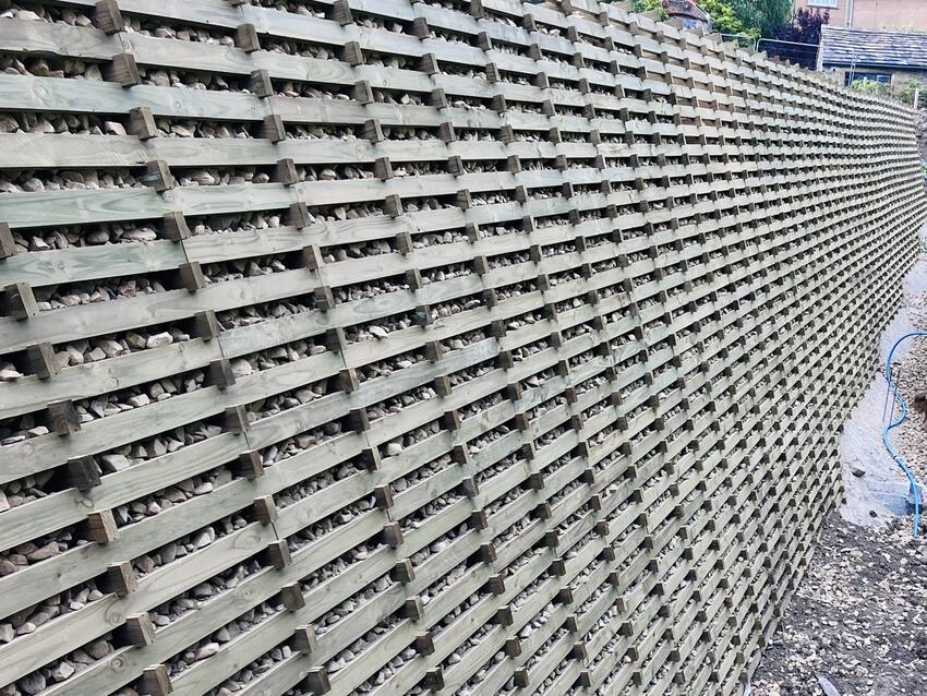 Permacrib timber crib
