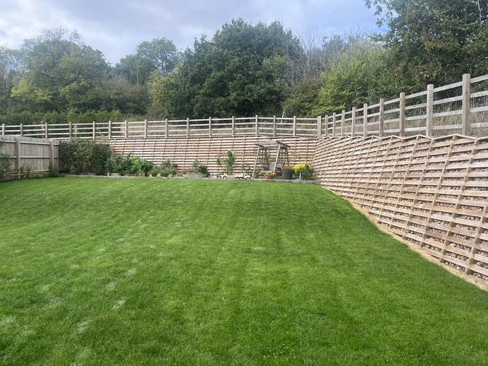 Permacrib timber crib retaining wall