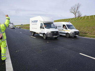 A14 OPeining Cavalcade