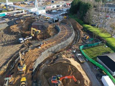 reinforced soil installation