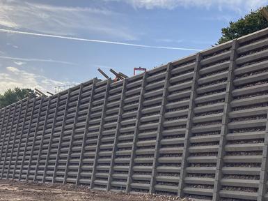 Andacrib concrete crib retaining wall