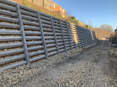 Andacrib concrete crib wall