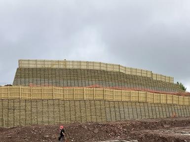 Permacrib timber crib retaining Wall