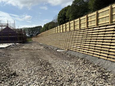 Permacrib Timber crib wall