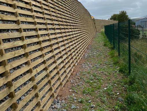 The permacrib wall at Dumfires